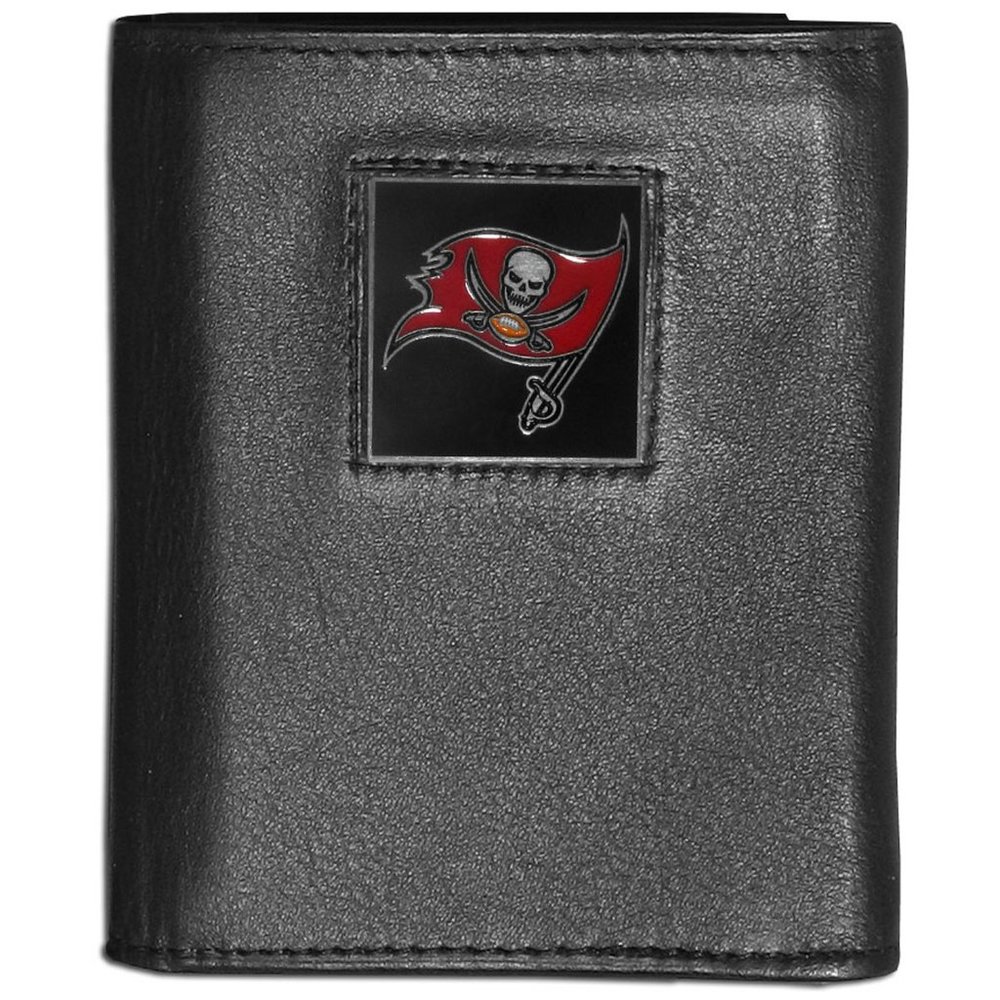 Tampa Bay Buccaneers Fine Grain Leather Wallet